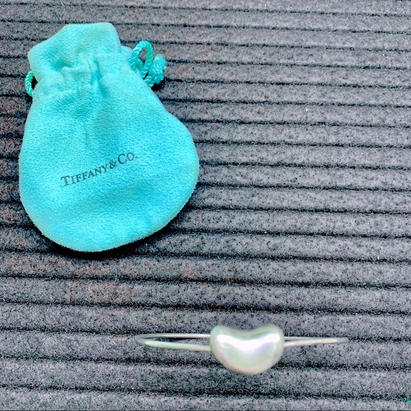 Tiffany & Co. Jewelry - Tiffany & Co Elsa Peretti .925 bean design bangle